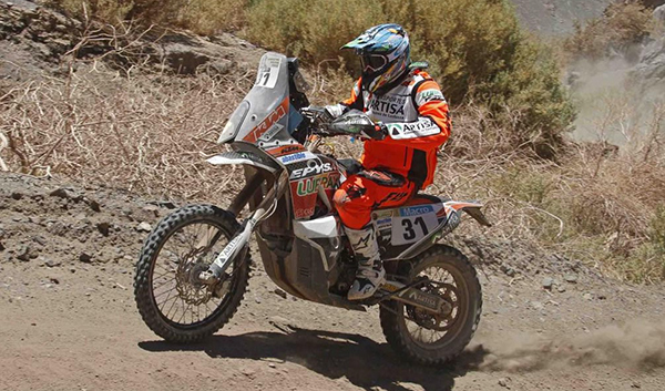 Dakar 2015 – Etapa 8 / Motos: Honda baja, KTM sube