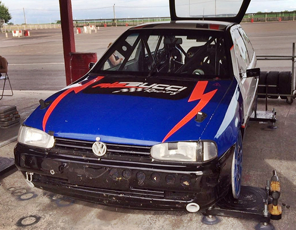 Luciano Bucci y Martín Funes salieron a pista