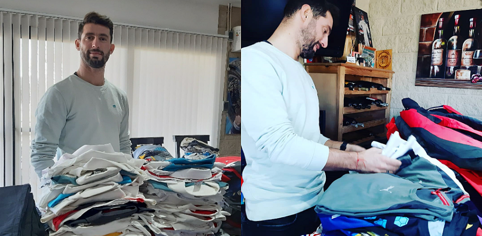 “Pechito” López subasta parte de su indumentaria deportiva