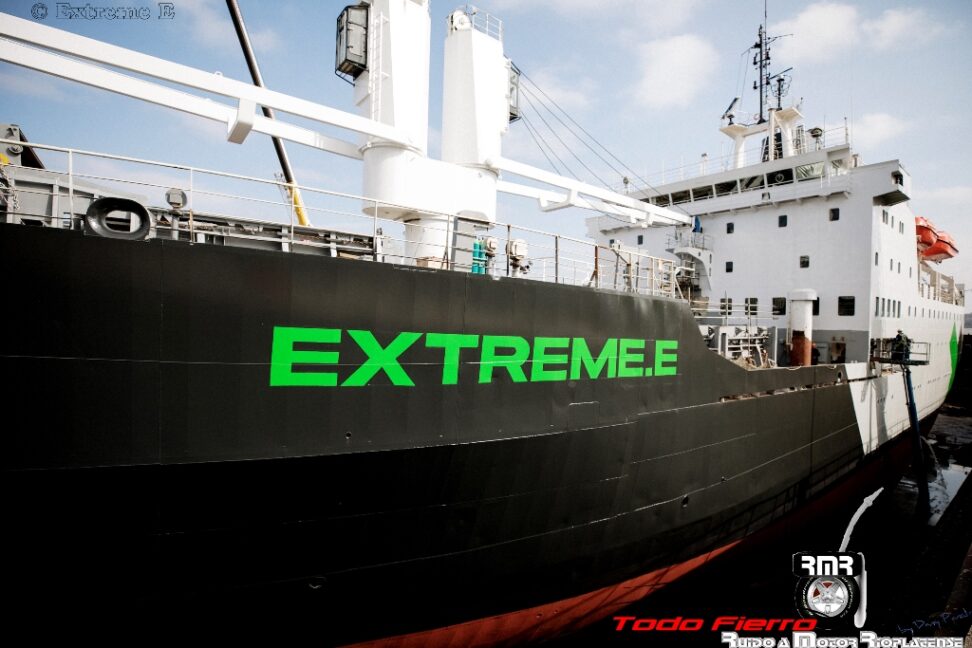 El Buque St. Helena listo para el transporte logístico de Extreme E