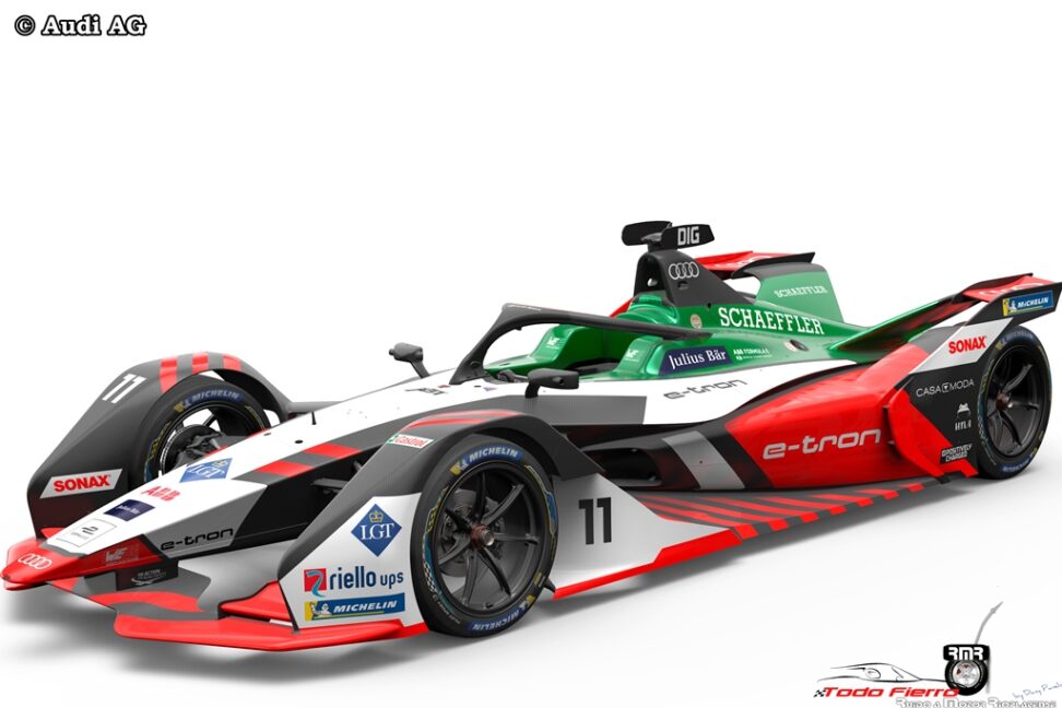 Audi presentó el E-Tron FE07