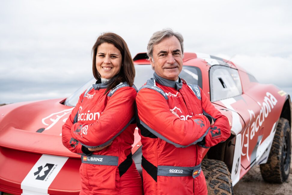 Carlos Sainz y Laia Sanz pilotos de Acciona QEV Tech en Extreme E