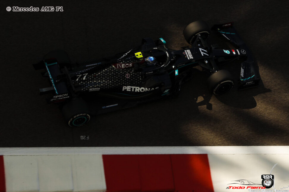 Bottas consigue el mejor registro de los FP2 de Abu Dhabi