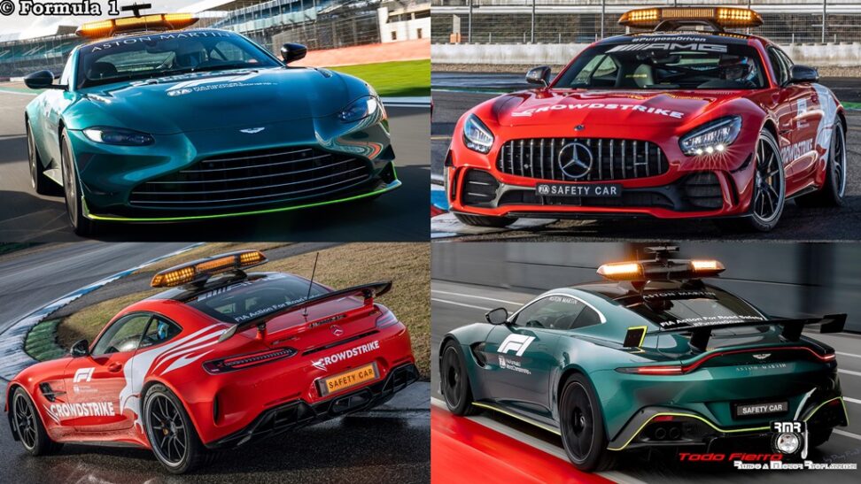 Aston Martin y Mercedes-AMG se convierten en los coches oficiales de la F1