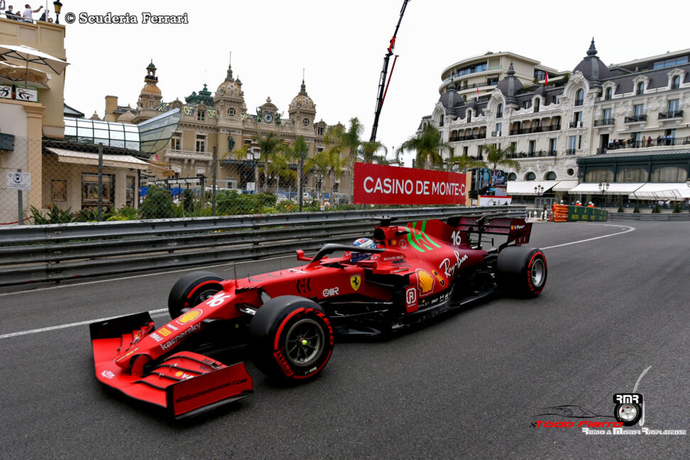Clasificación GP de Mónaco 2021: Leclerc pole y accidente