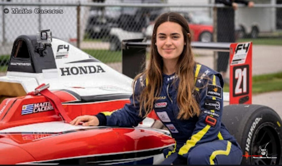 Maite Cáceres compite nuevamente el trazado de Road América