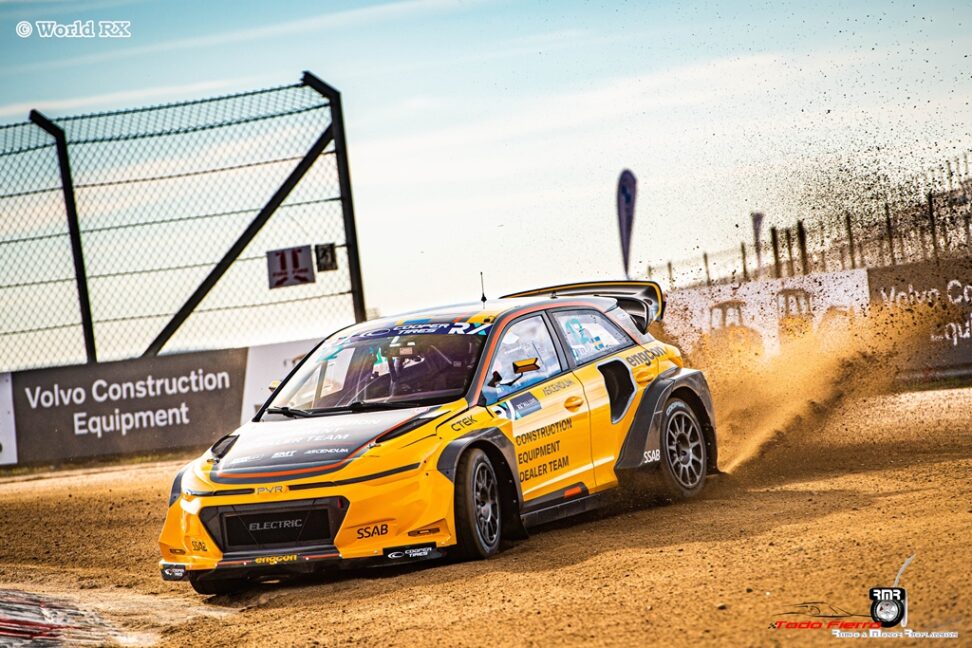 Klara Andersson primera mujer en subir al podio del World RX eléctrico
