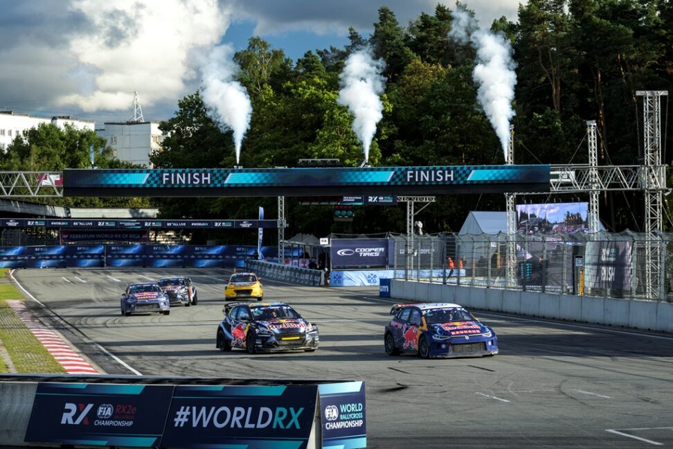 Johan Kristoffersson imparable en Riga