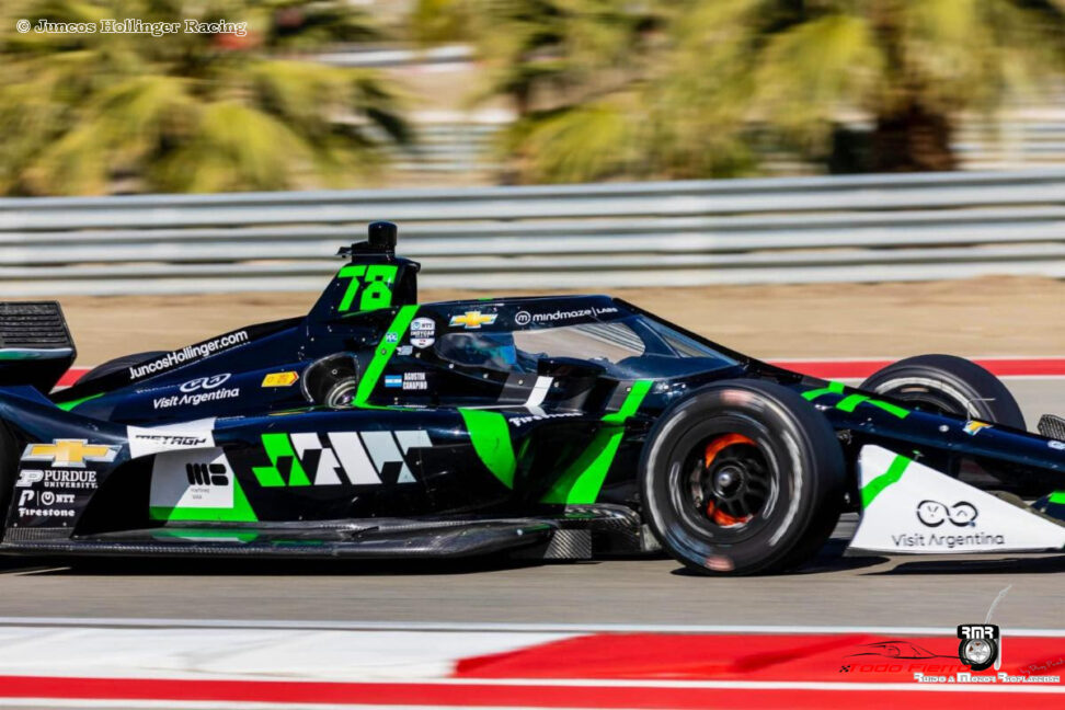 Prolijo inicio de Agustin Canapino en la practicas libres de la IndyCar