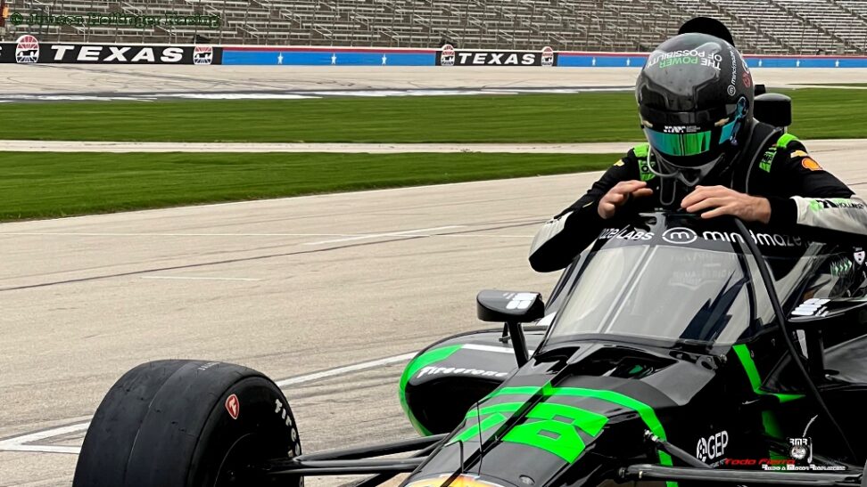 Primera carrera de Agustín Canapino en un Ovalo de la IndyCar