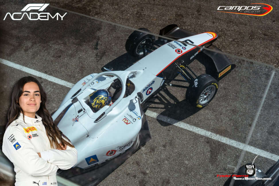Maite Cáceres se prepara para el inicio del campeonato de la F1 Academy