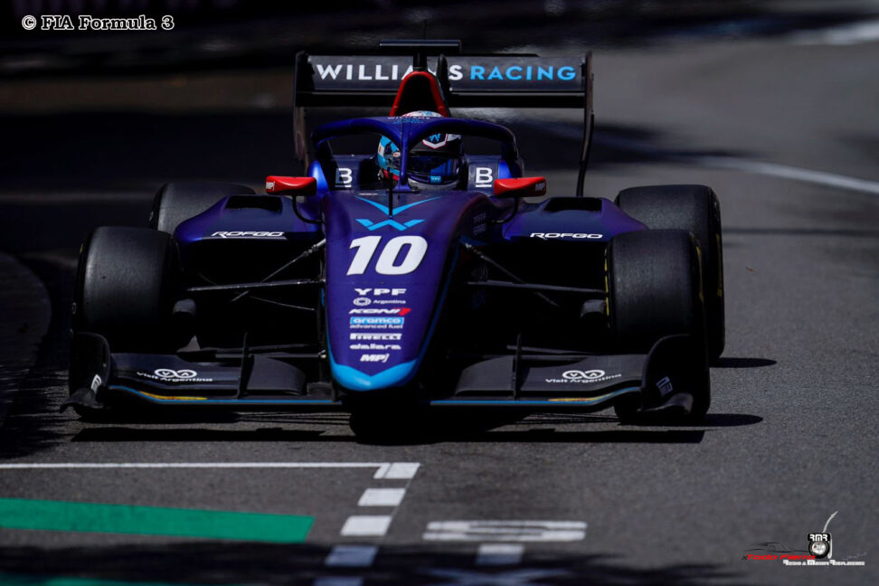 Colapinto finaliza sexto en la segunda carrera de la F3 en Mónaco