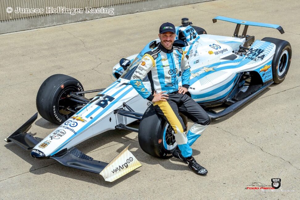 Agustín Canapino compite por primera vez en las Indy500