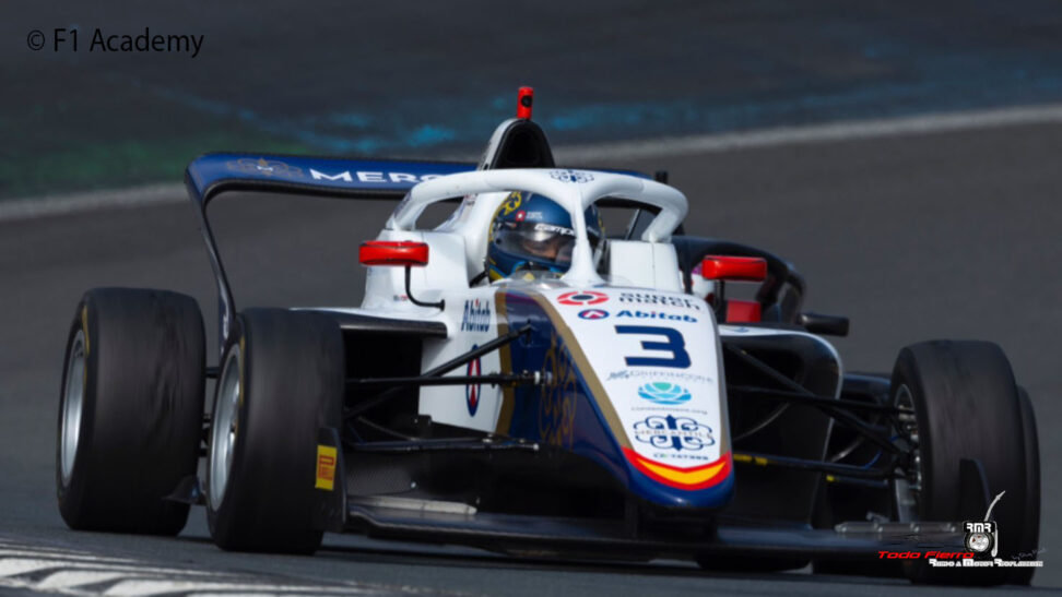 Maite Cáceres cosecha su primer punto en la F1 Academy
