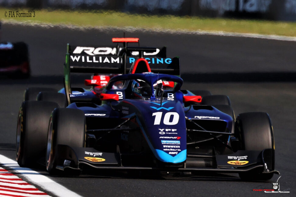 Colapinto rescata un punto en la Carrera Principal de la Fórmula 3