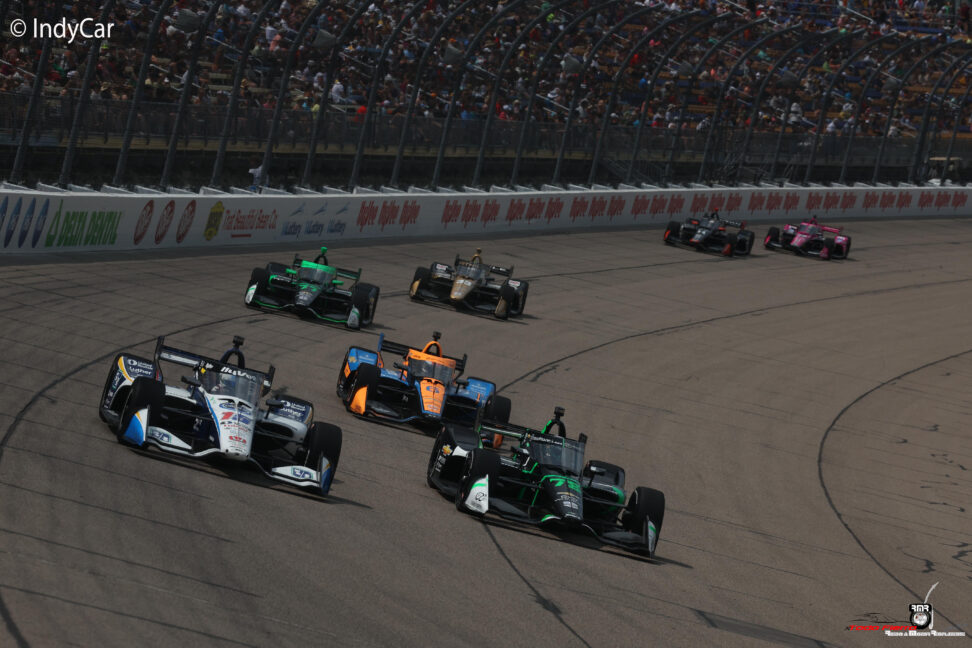 Un leve golpe al muro privó a Canapino de una buena jornada en Iowa