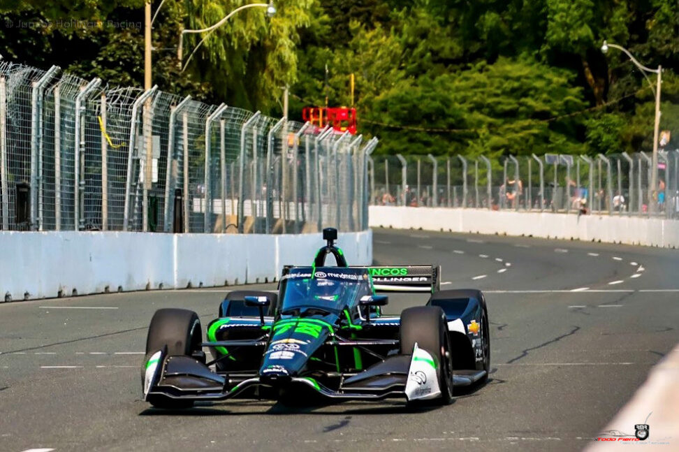 Bajo la lluvia, Canapino logra su mejor clasificación en la IndyCar