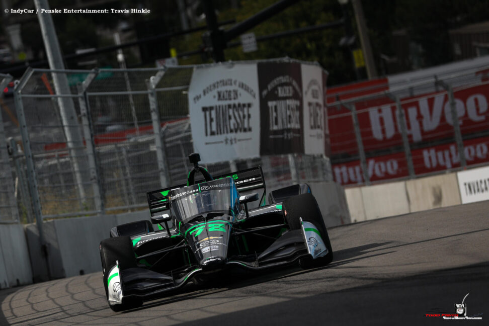 Canapino clasificó 23 para el Big Machine Music City Grand Prix de la IndyCar