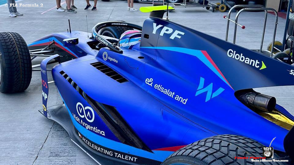 Colapinto no desentonó en el primer día de pruebas de la Fórmula 2