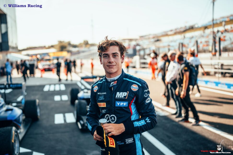 Franco Colapinto confirmado en los test de novatos de la F1 de Abu Dhabi junto a Williams