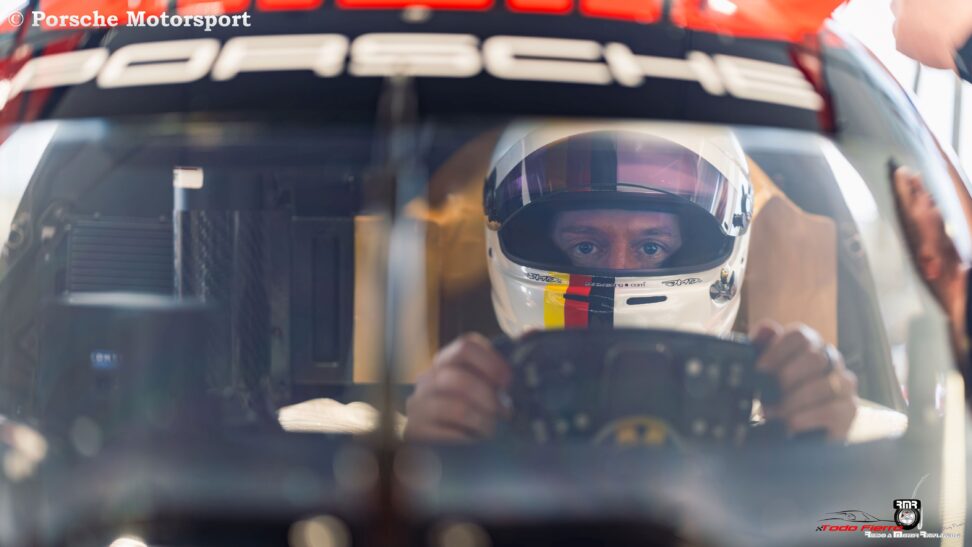Sebastian Vettel probó el Porsche 963