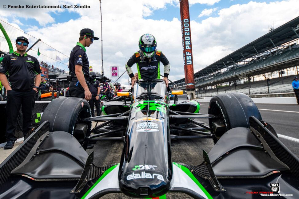 Mala jornada para Canapino en Indianápolis