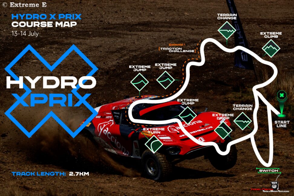 Se revela el trazado para el Hydro X-Prix