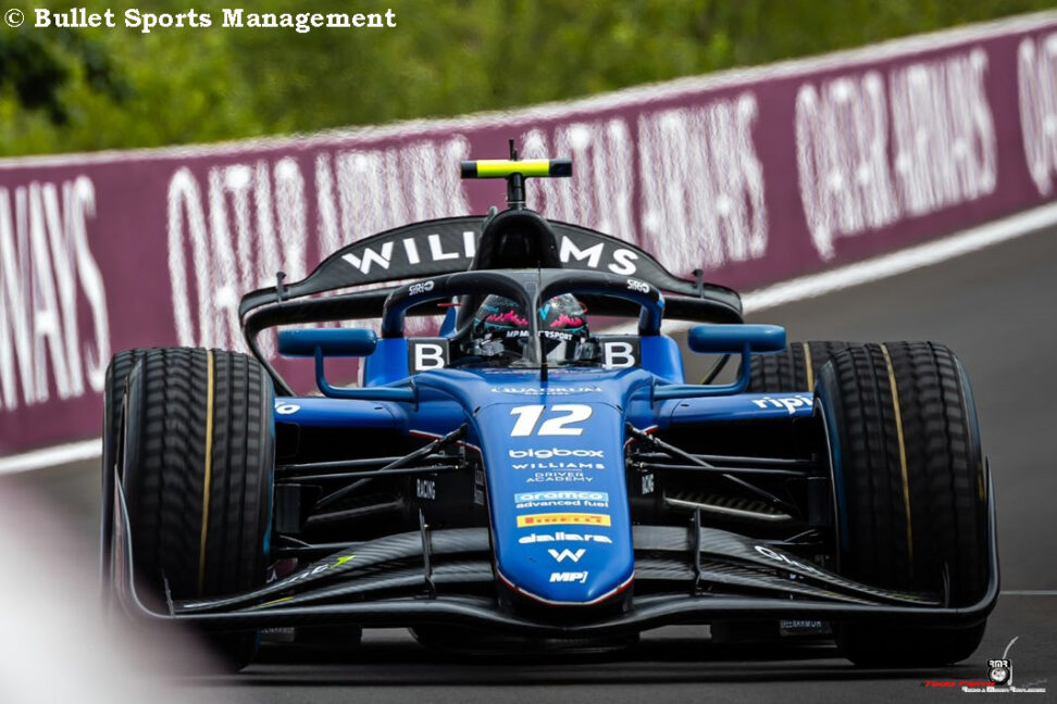 El ritmo en lluvia no acompaño a Franco Colapinto para la Sprint Race en Spa-Francorchamps