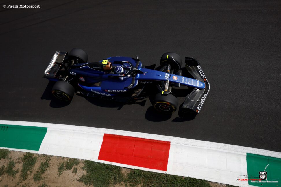 Colapinto cumplió con sus objetivos en las prácticas oficiales de la F1 en Monza