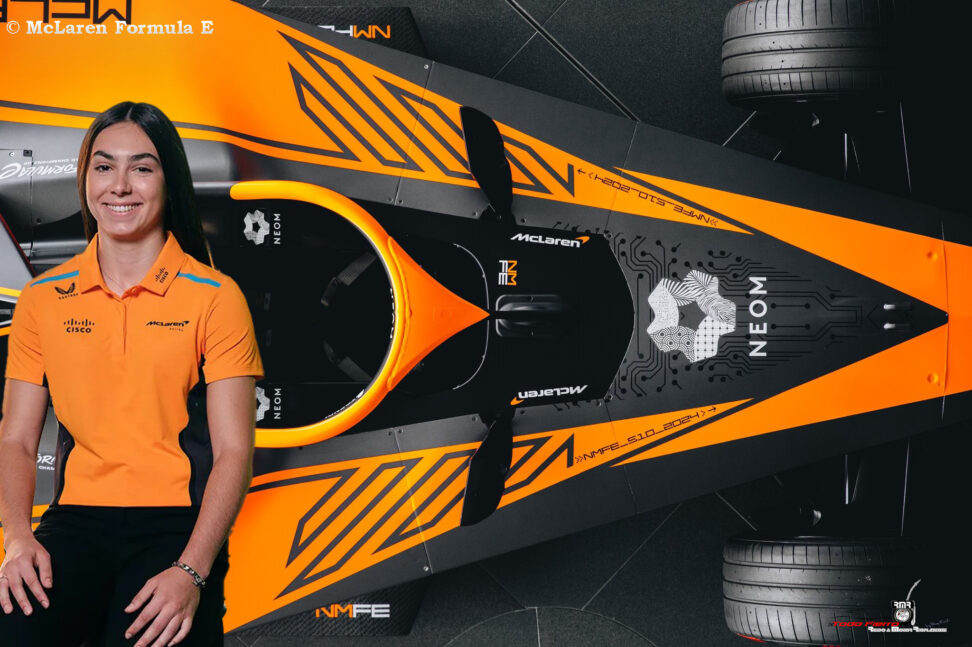 Ella Lloyd participare de los test de pretemporada de la Formula E para McLaren