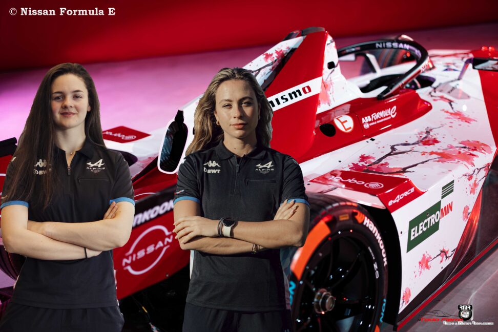Abbi Pulling y Sophia Flörsch pilotos de Nissan para los test de pilotos mujeres de la Fórmula E