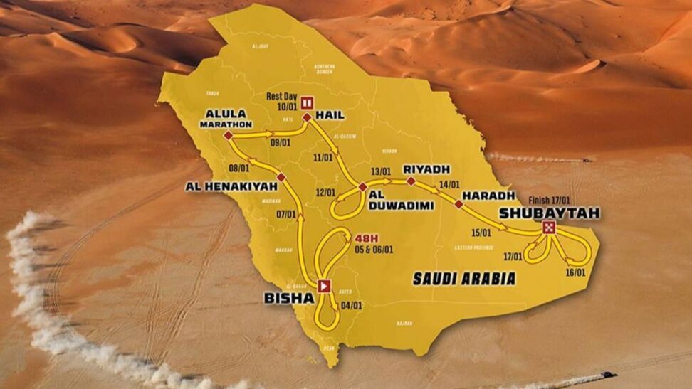 Confirman el recorrido del Dakar 2025