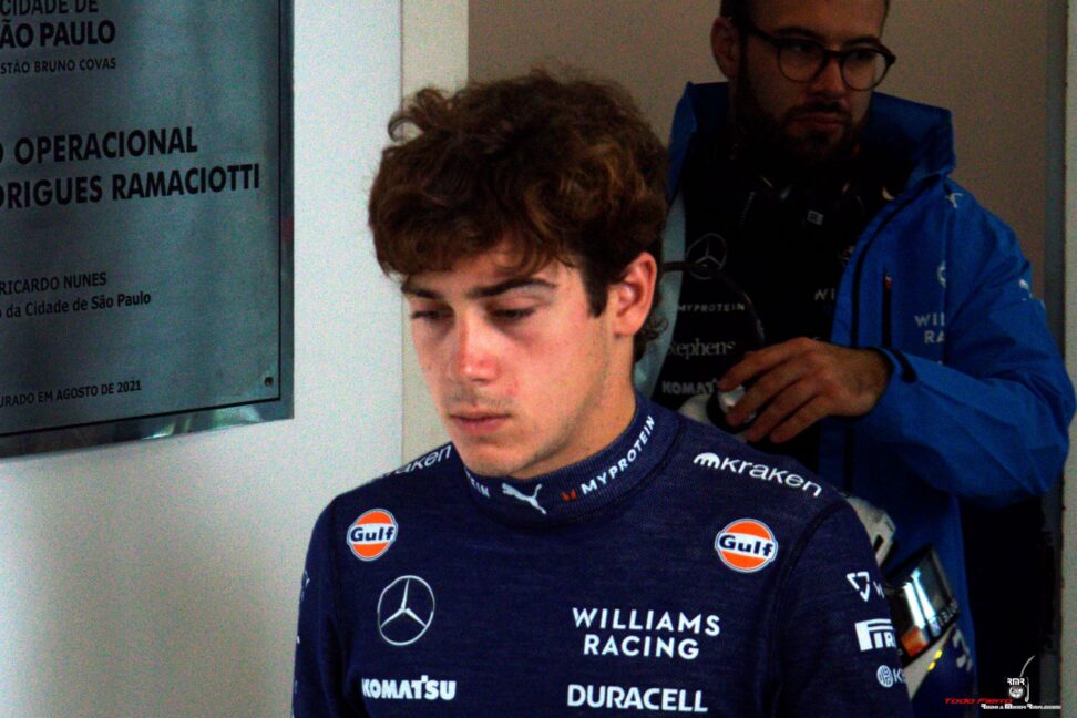 En su primera experiencia bajo la lluvia, Colapinto largará 18°