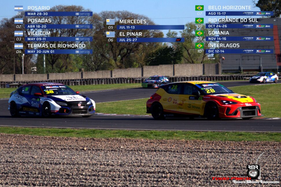 Posadas y Goiania confirmados en el calendario 2025 del TCR South America