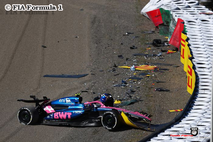 Alpine responsabiliza a Doohan por el accidente en Suzuka