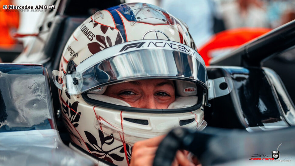 Mucho Oficio para que Pin se quede con la carrera uno de la F1 Academy en Miami