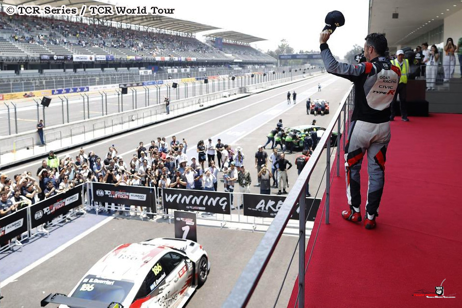 Guerrieri gana la segunda y tercera carrera del TCR World Tour en México
