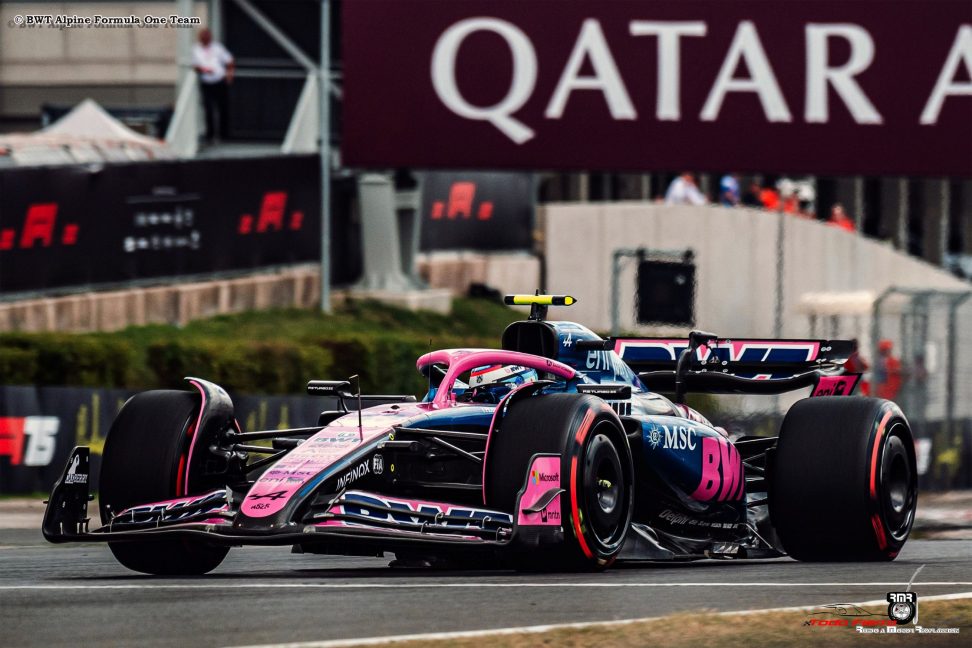 Los Alpine en el fondo de la tabla durante los FP2 para el GP de Hungría