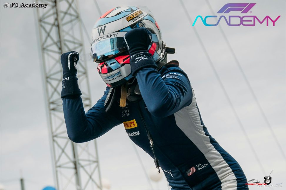 Lia Block lograr su primera victoria en la F1 Academy